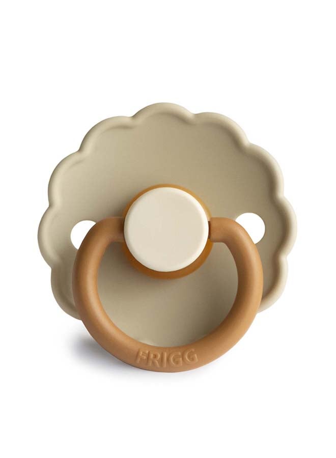 FRIGG Daisy Silicone Baby Pacifier 0-6M 1-Pack Desert - Size 1 - Image 1