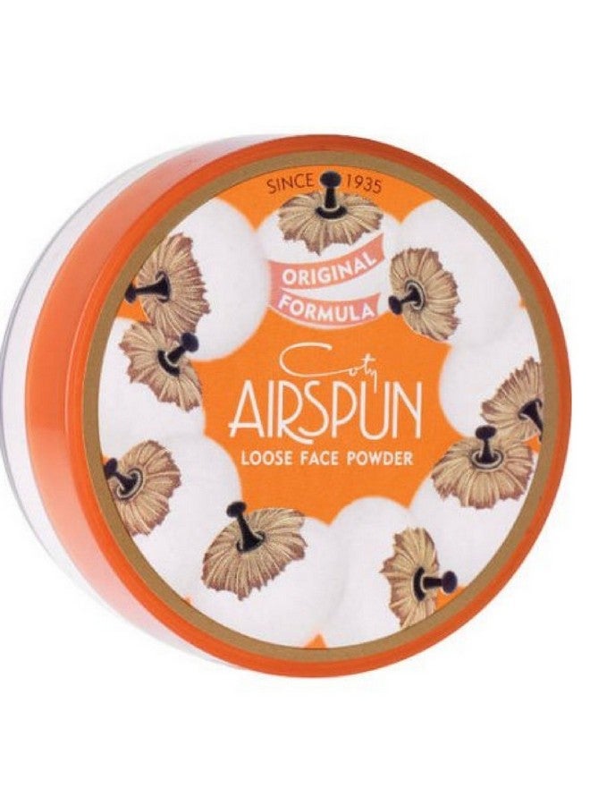 كوتي بودرة الوجه السائبة من Airspun 070-24 شفافة، 2.3 أونصة (عبوة من 7 قطع) - Image 1