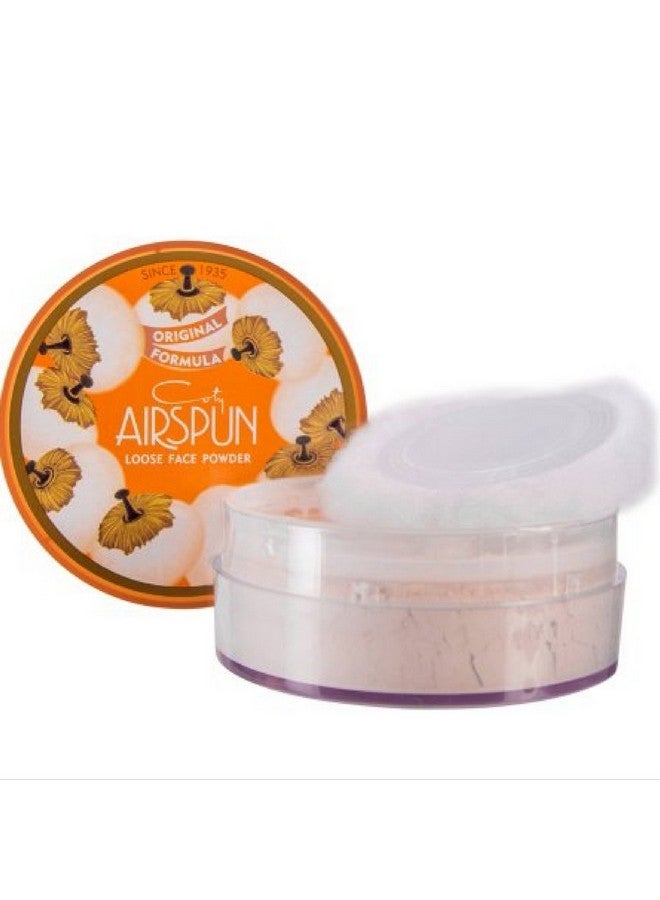 كوتي بودرة الوجه السائبة من Airspun 070-24 شفافة، 2.3 أونصة (عبوة من 7 قطع) - Image 2