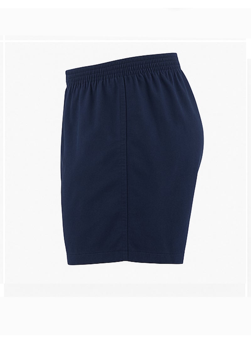 Tango Button Shorts (Solid) Charcoal Blue - Image 3