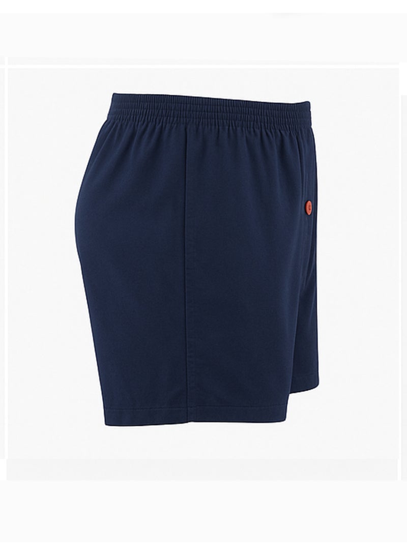 Tango Button Shorts (Solid) Charcoal Blue - Image 4