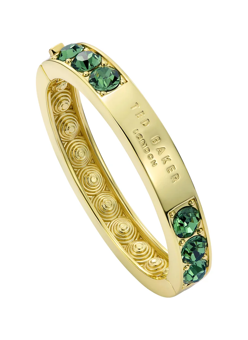 تيد بيكر Crystal Rock Hinged Bangle Bracelet