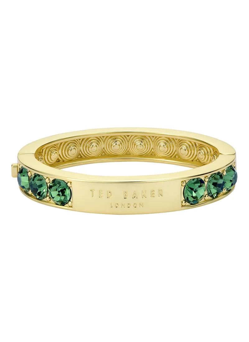 Ted Baker Crystal Rock Hinged Bangle Bracelet