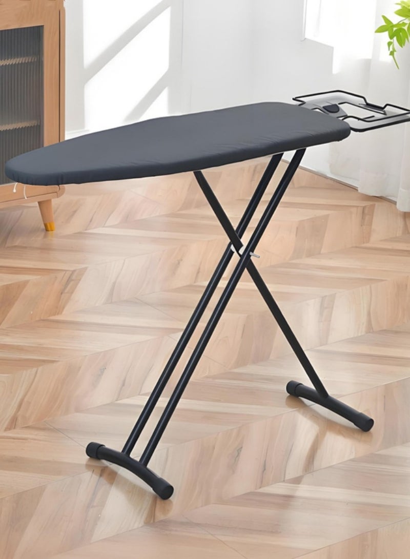 لوحة إكمال قابلة للطي مع خطايات 110X30cm ، رف بخار الملابس للاستخدام المنزلي - Image 1