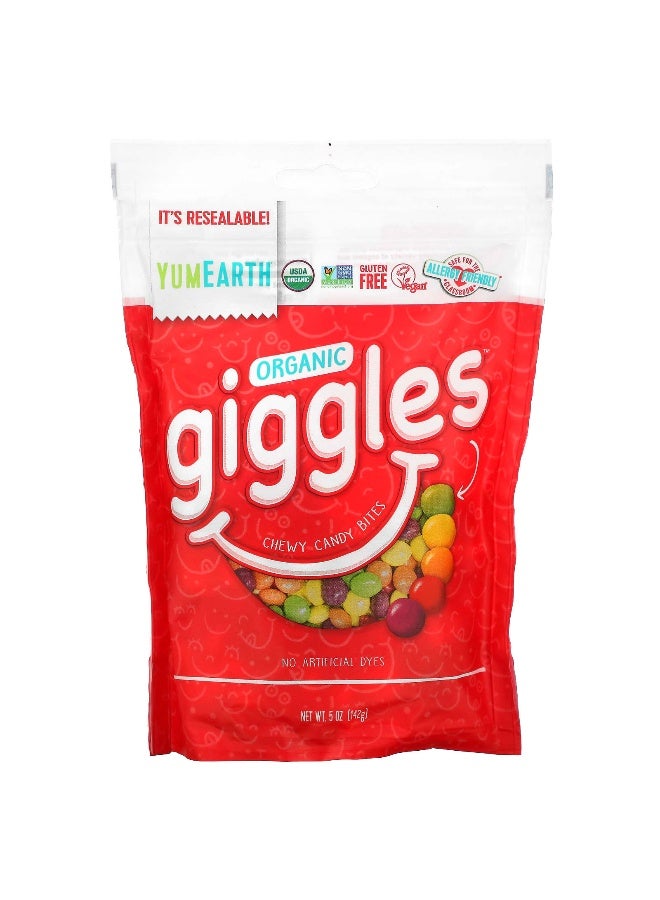 YumEarth YumEarth, Organic Giggles™, Chewy Candy Bites, 5 oz (142 g)  - Image 1