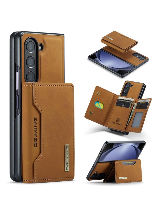Dg Ming Case For Samsung Galaxy Z Fold5 M2 Series 3-Fold Multi Card Bag + Magnetic Phone Case - Image 1