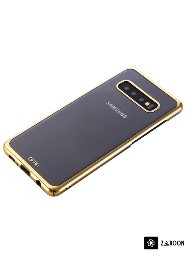 Zaboon Protective Case For Galaxy S10+ GEBEI Shockproof  Plating PC Protective Case - Image 4