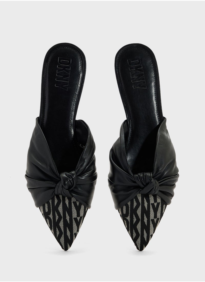 DKNY Monogram Detailed Mules  - Image 4