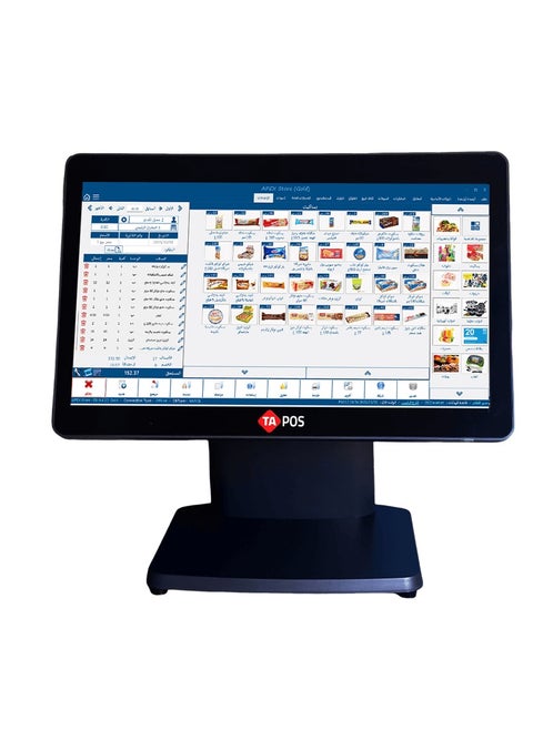 Touch screen cashier without software 128 GB SSD - 4 GB RAM - WIFI - TA-1000 client display screen
