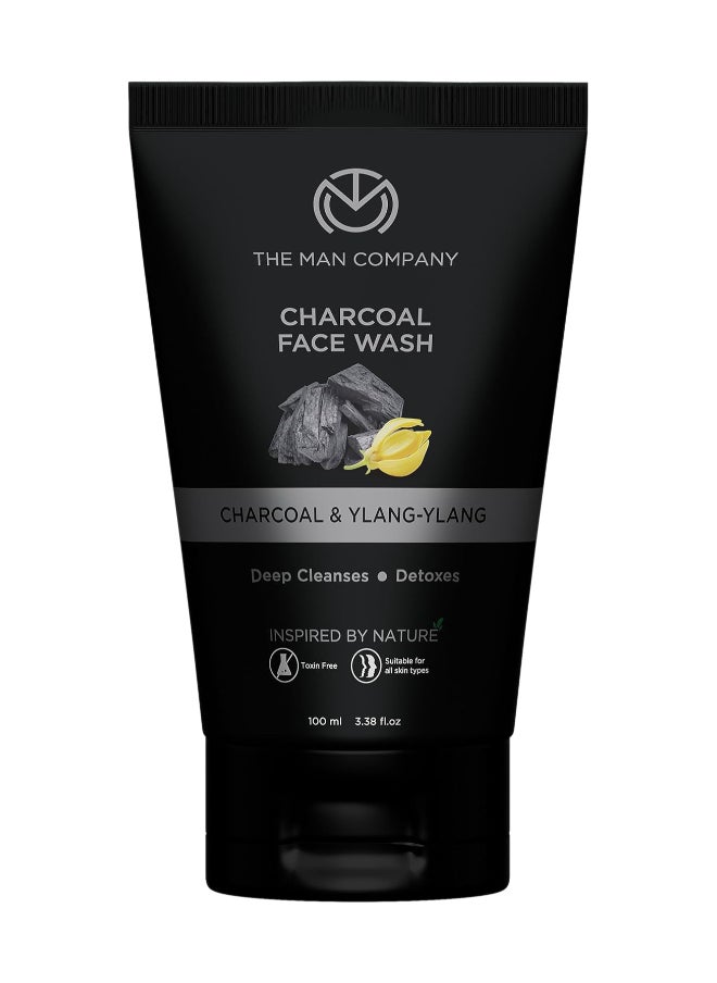 The Man Company غسول الوجه بالفحم المنشط للرجال 100 مل  - Image 1