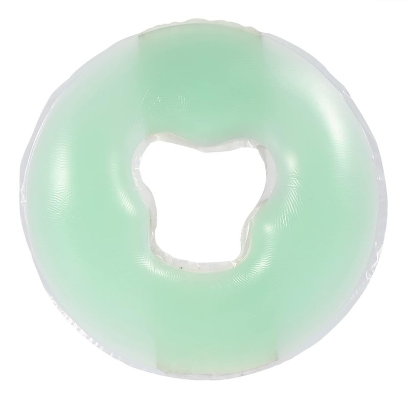 Silicone Face Pillow, Facial Spa Reusable Face Rest Massage Overlay Relax Cushion Skin Care for SPA Beauty Salon Head Support(Light Green)