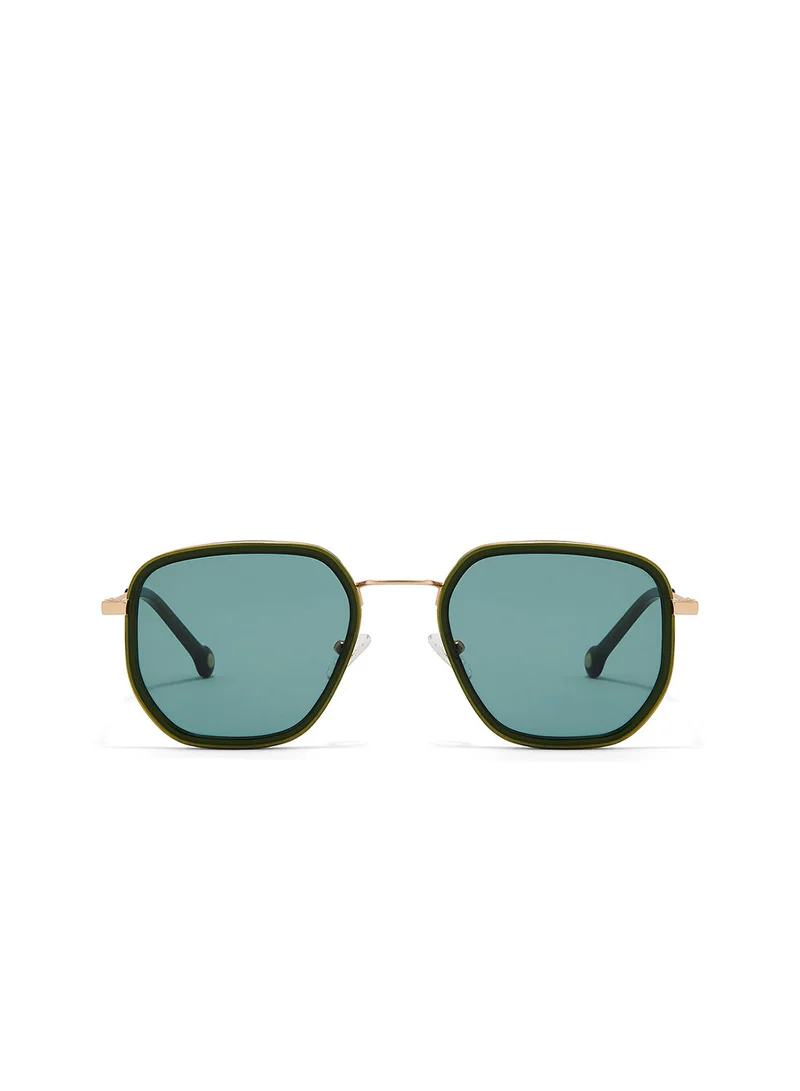 30Sundays Archaic,Men Sunglasses, Geometric Sunglasses, UV Protection: UV400 (Green,Green)