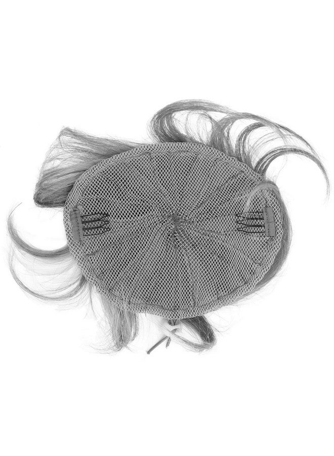 كايشا قطعة شعر بشري 100% على شكل كعكة شعر هيبورن سكرانشي أسود طبيعي H311F - Image 4