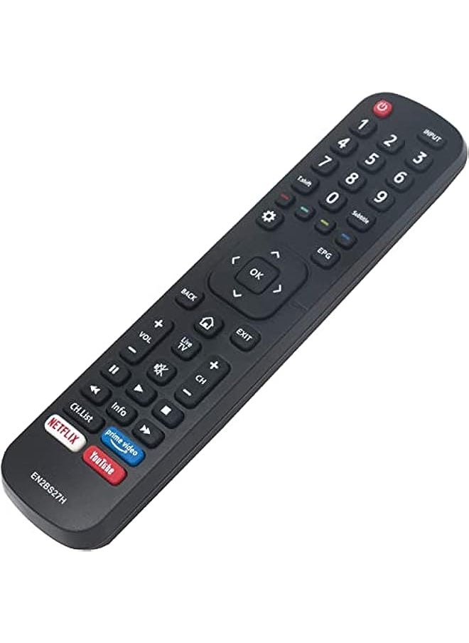 HuHa - Replacement Remote Control EN2BS27H Compatible with Hisense Smart 4K UHD TV 55R5 50R5 58R5 65R5 B7100 70B7100UW 55B7100UW 43B7100UW 50B7100UW 65B7100UW 55B7100UW - Image 1