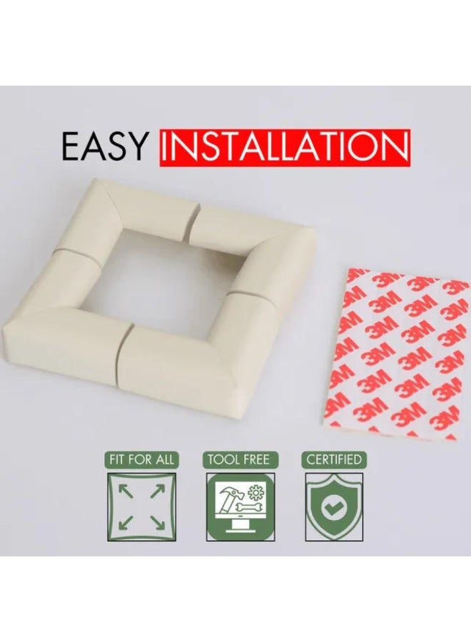 Nurtur Child Safety Corner Protection Foam Table Corner Guards Set 4 Pcs - Image 2