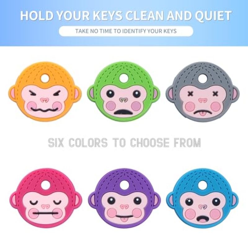 Key Caps: Door Key Covers - Key Identifiers for Home Organization - Image 5
