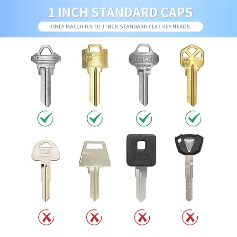 Key Caps: Door Key Covers - Key Identifiers for Home Organization - Image 3