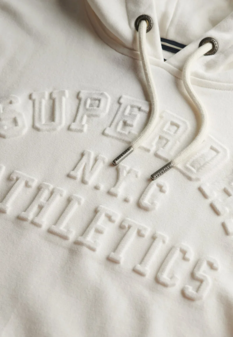 Superdry  Athletic Embossed Oversized Hoodie for Men | Best Price UAE
