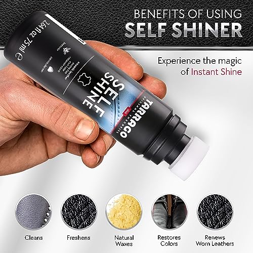 Tarrago Instant Shine Liquid Shoe Polish- Self Shine with Applicator- 75mL - Navy Blue #17 - Image 5