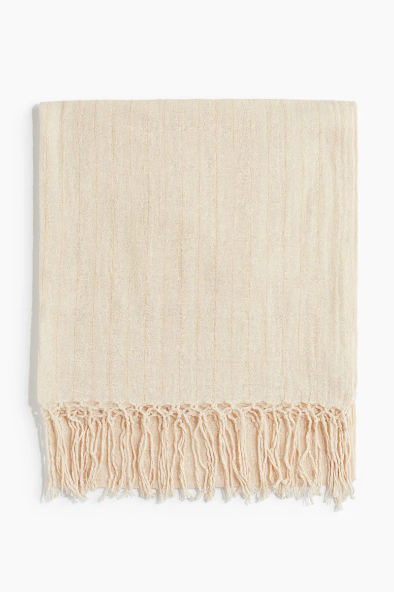 اتش اند ام شال من مزيج الكتان