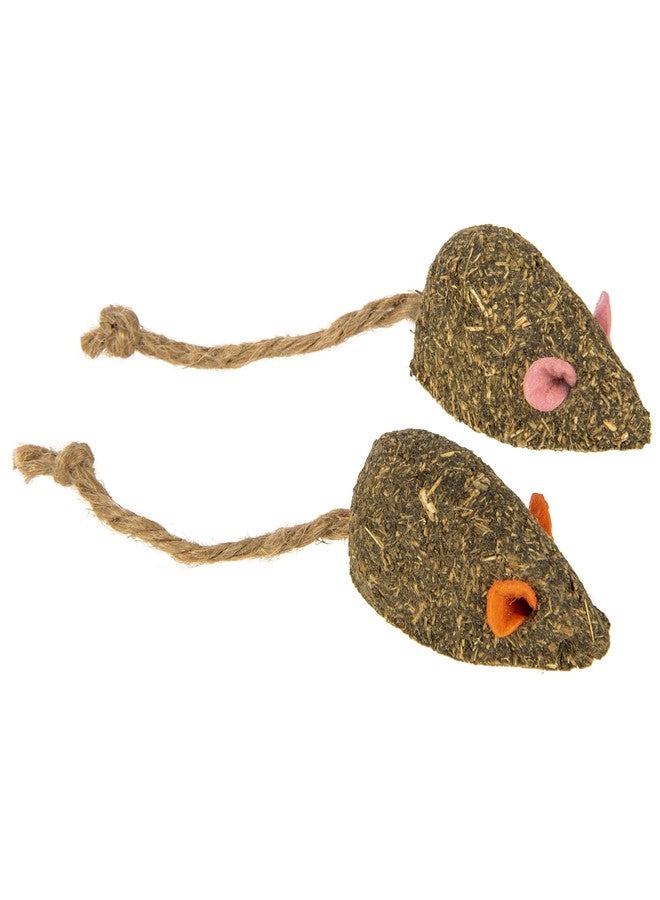 سمارتيكات لعبة سمارتي كات إنستينكتس ماوزر مايهيم هابي نيب للقطط، تحتوي على نعناع بري مضغوط وفئران على شكل فطر فضي، تحفز العقل، متينة، وأقل فوضى، عبوة من قطعتين - Image 5