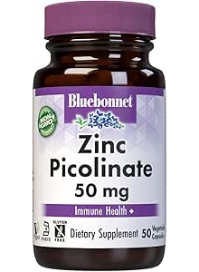 Blue Bonnet بي بي زنك بيكولين 50 ملغ 50 كبسولة #738 - Image 1