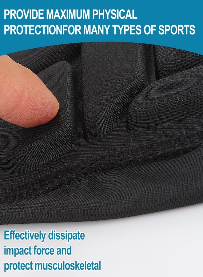 DGQY Compression Padded Elbow Sleeve for Sports 2 Pack Arm Forearm Crashproof Protection Anti-collision Pads for Football - Image 3