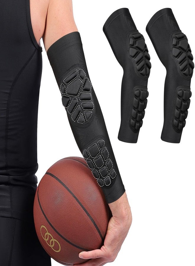 DGQY Compression Padded Elbow Sleeve for Sports 2 Pack Arm Forearm Crashproof Protection Anti-collision Pads for Football - Image 1