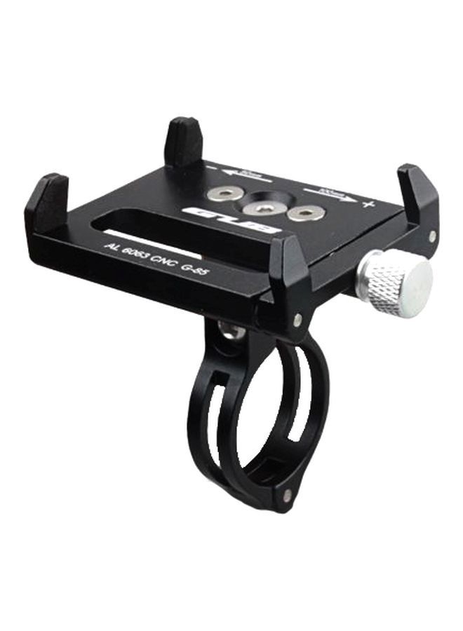 NIBEMINENT Aluminum Alloy Bicycle Phone Holder Black 