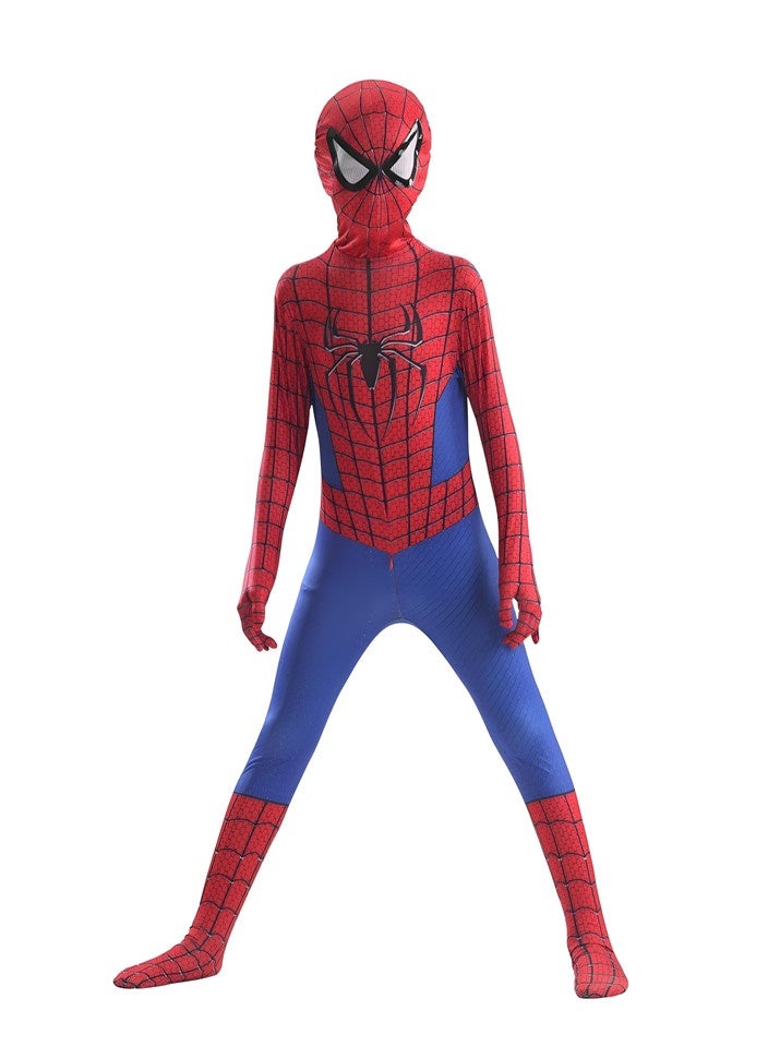 Loquat Halloween Cosplay Costume Bodysuit Spiderman 3D Style Zentai Suits Stretch Jumpsuits For Kids and Adults - Image 1