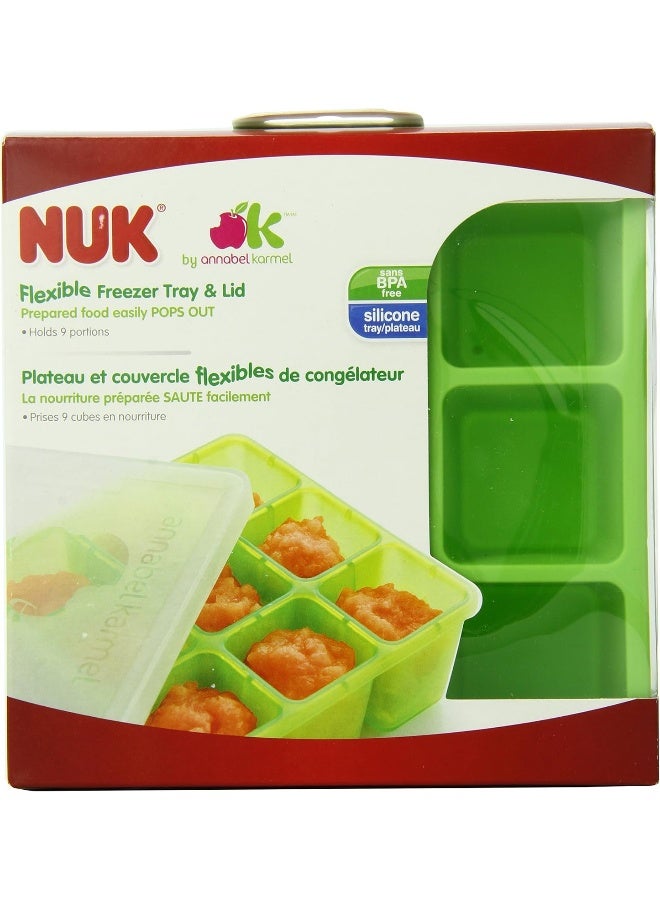 نوك Homemade Baby Food Flexible Freezer Tray and Lid Set - Image 1