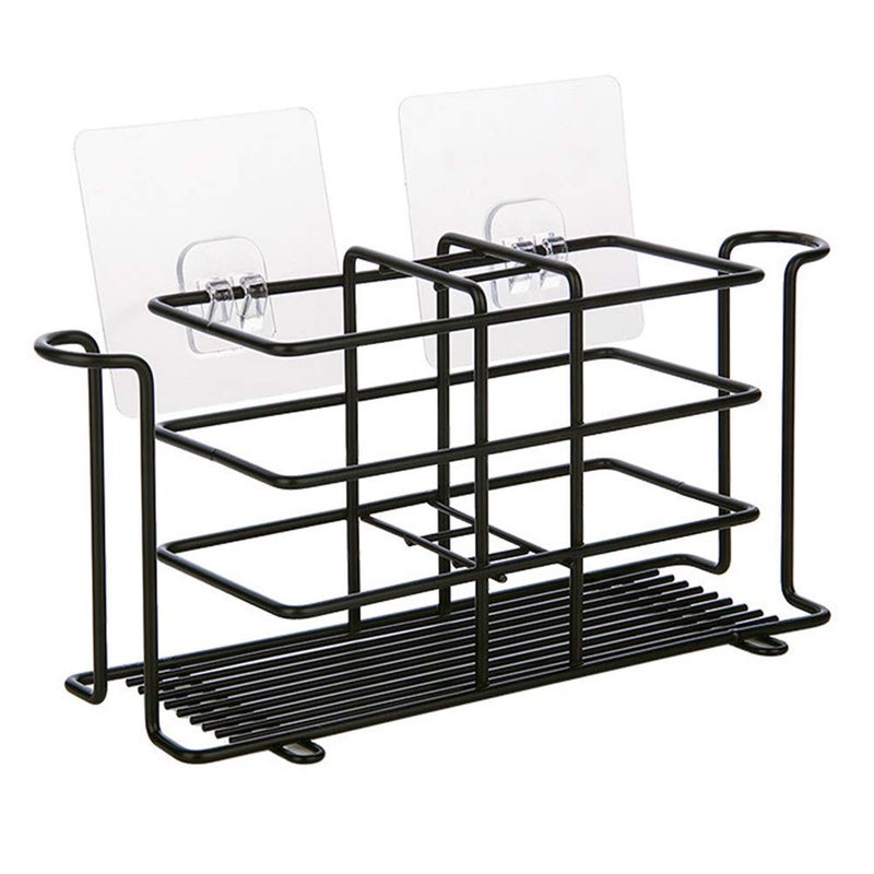 ARLICODECK Stainless Steel Toothbrush Holder Wall Mounted Toothpaste Holder Bathroom Storage Rack Organizer Kitchen Storage Shelf Rack Organizer Bathroom Shelf Pack1 - Image 2