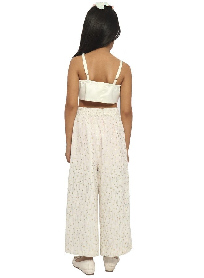 Nautinati nauti nati Solid girls dress set|Printed girls dress set | polyester white dress set for girls - Image 2