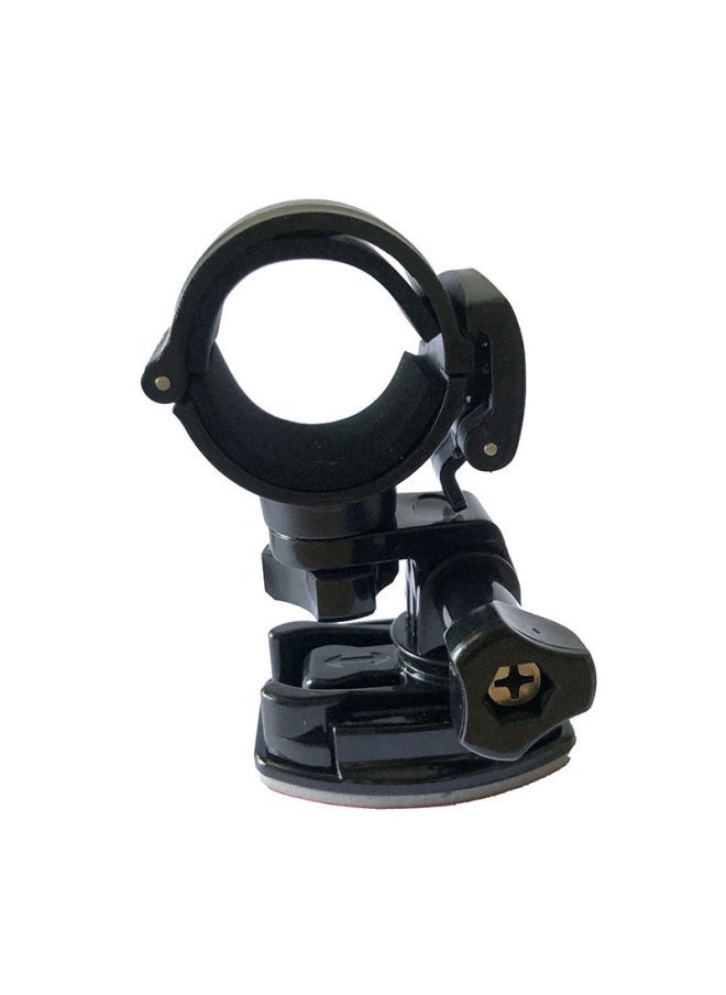 Generic 28mm30mm Flashlight Helmet Side Hanging Flashlight Bracket Arc Plane Base Adhesive Dv Clip Shelf-Color:27-31mm Diameter Flashlight Plane Bracket  - Image 2