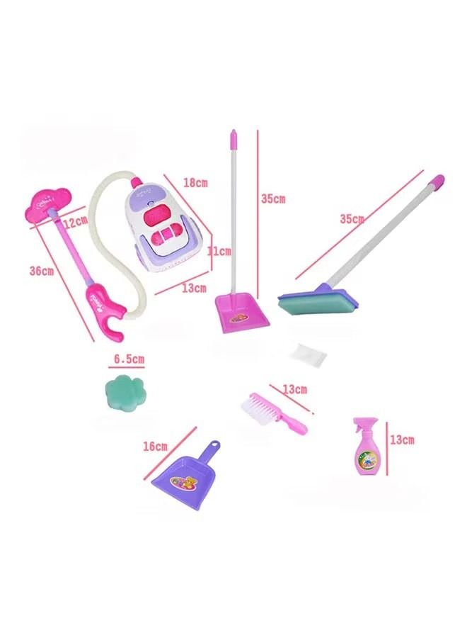 ORiTi Portable Lightweight Childrens Magical Vacuum Cleaner With Cleaning Kit Toy 46.2x28.2x13.8cm - Image 5