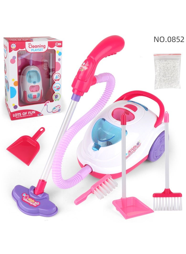 ORiTi Portable Lightweight Childrens Magical Vacuum Cleaner With Cleaning Kit Toy 46.2x28.2x13.8cm - Image 1