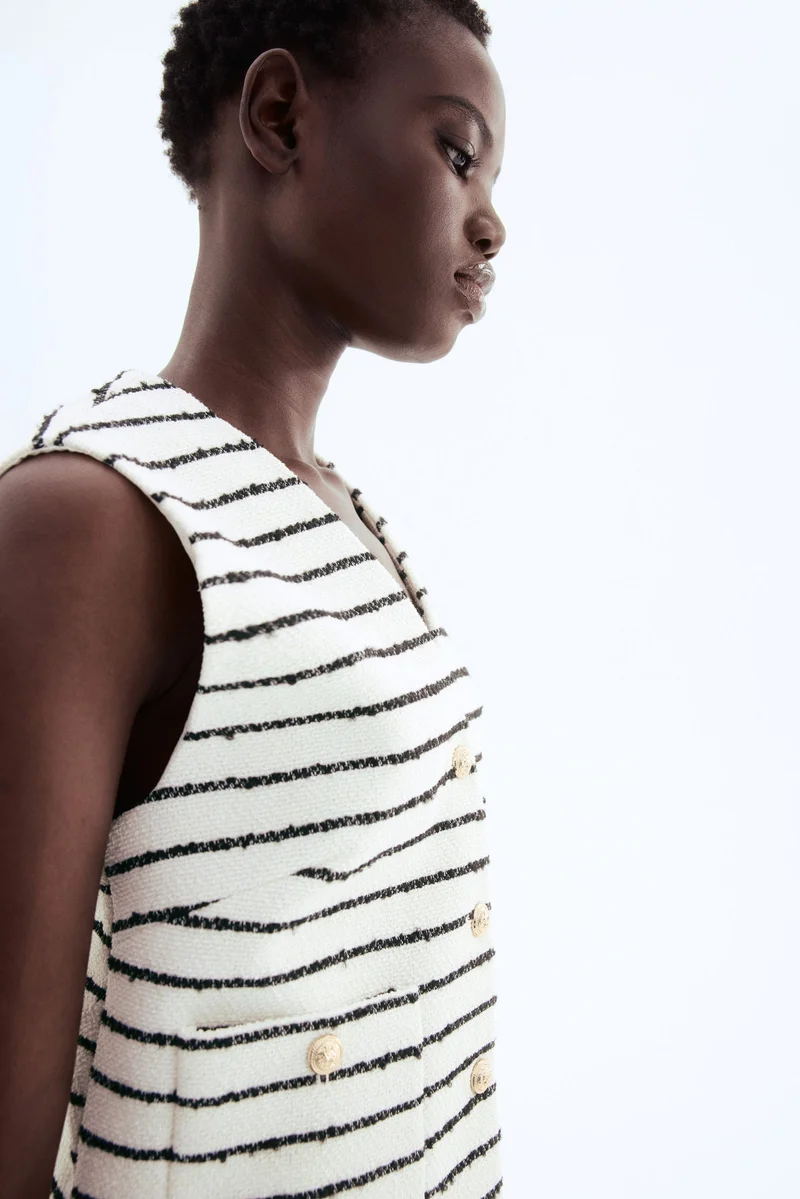 H&M Bouclé waistcoat