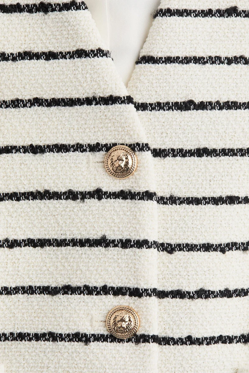 H&M Bouclé waistcoat