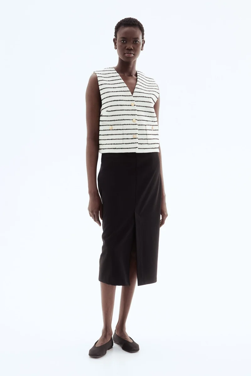 H&M Bouclé waistcoat