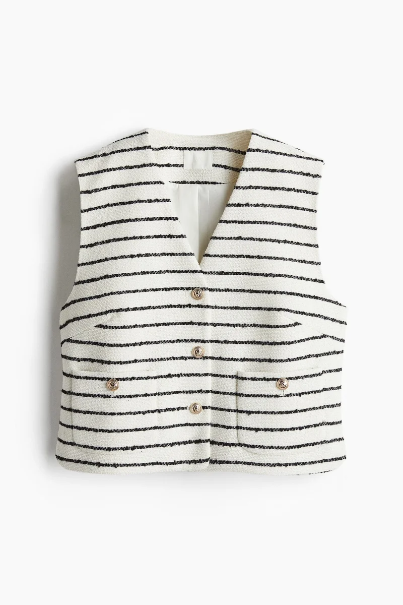 H&M Bouclé waistcoat