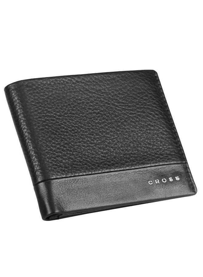 Cross Black Leather Men's Credit Card Wallet (AC028121N-1) - Image 1