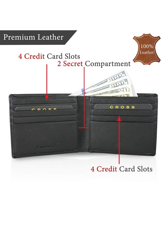 Cross Black Leather Men's Credit Card Wallet (AC028121N-1) - Image 3