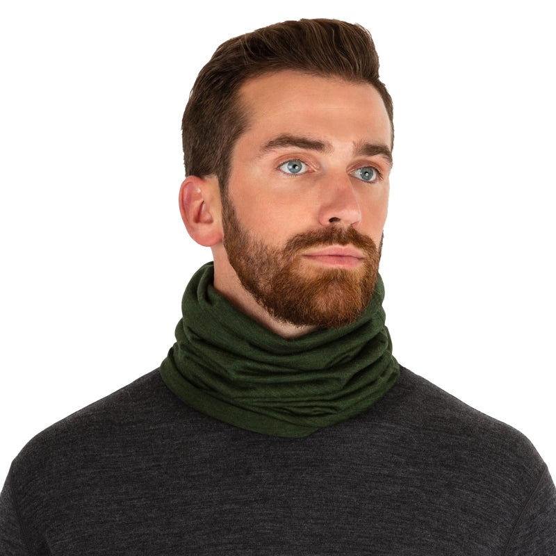 MERIWOOL 100% Merino Wool Ski Neck Gaiter Winter Neck Warmer for Women and Men - Image 2