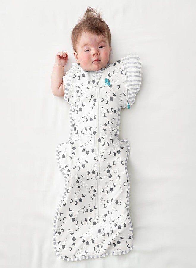 Love to Dream Swaddle Up Transition Swaddle, Silky-Lux, Luxuriously Super Soft and Luxurious 100% Viscose, Patented Zip-Off Wings, Gently Help Baby Transition, Lite 0.2 TOG, 19-24 lbs, Monscape White - Image 4