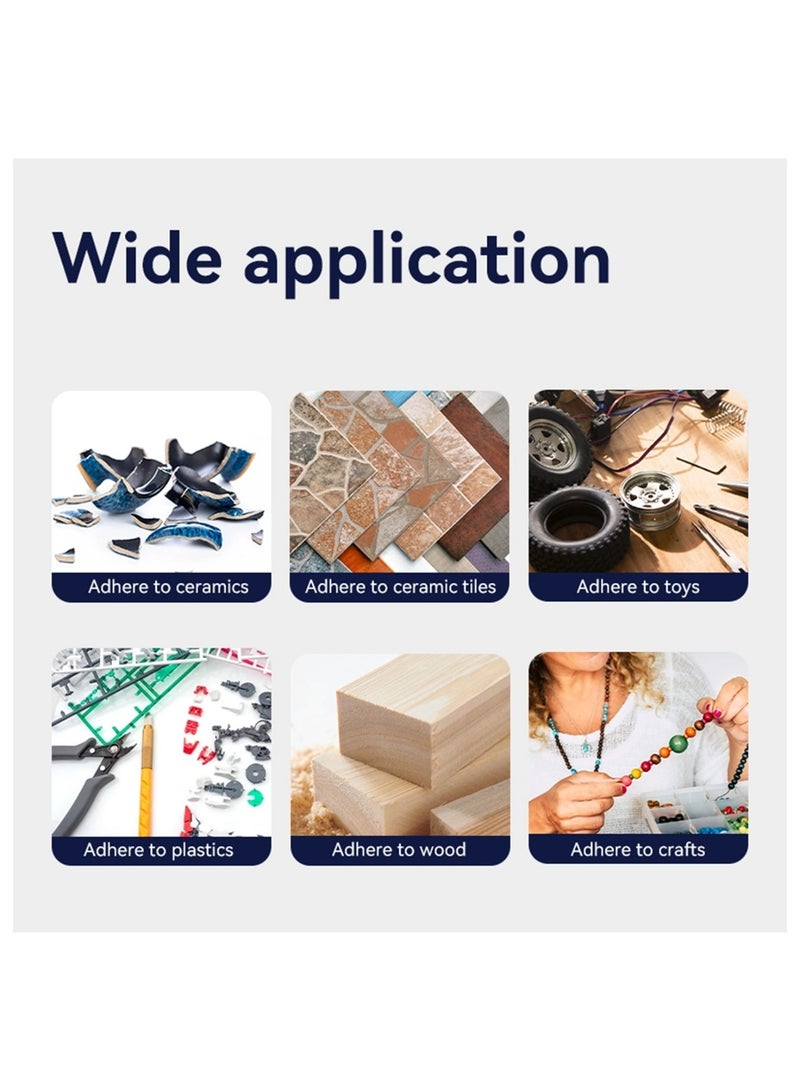 Deli 3-Piece Instant Dry Super Glue 1g Content Per Tube - Image 4