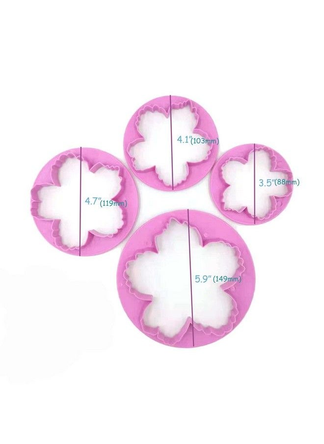 gobaker Big Peony Flower Cutters Set Fondant Cake Gum Paste Flower Petal Cookie Cutter For Cake Decoration  - Image 3