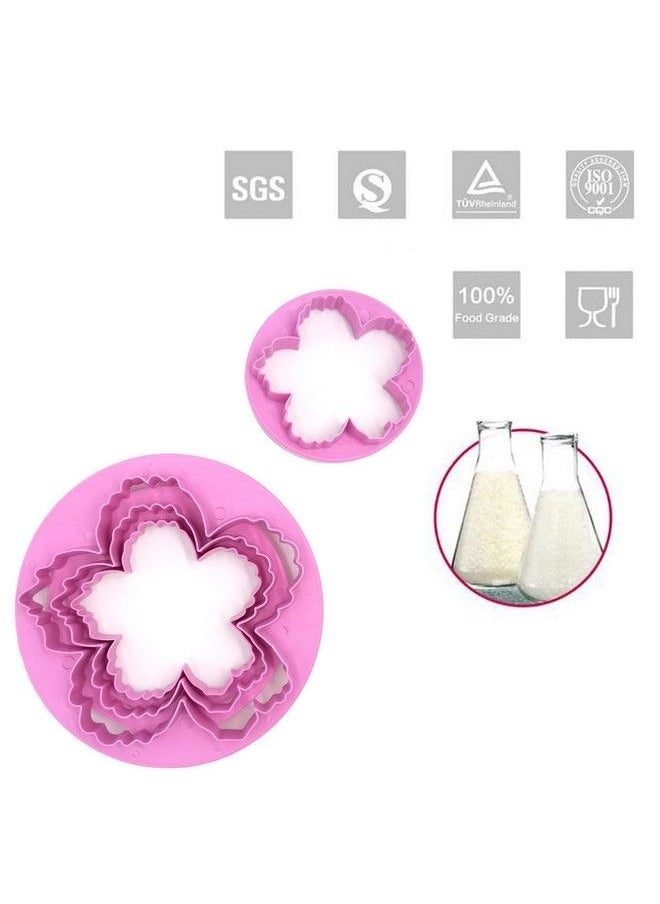 gobaker Big Peony Flower Cutters Set Fondant Cake Gum Paste Flower Petal Cookie Cutter For Cake Decoration  - Image 5
