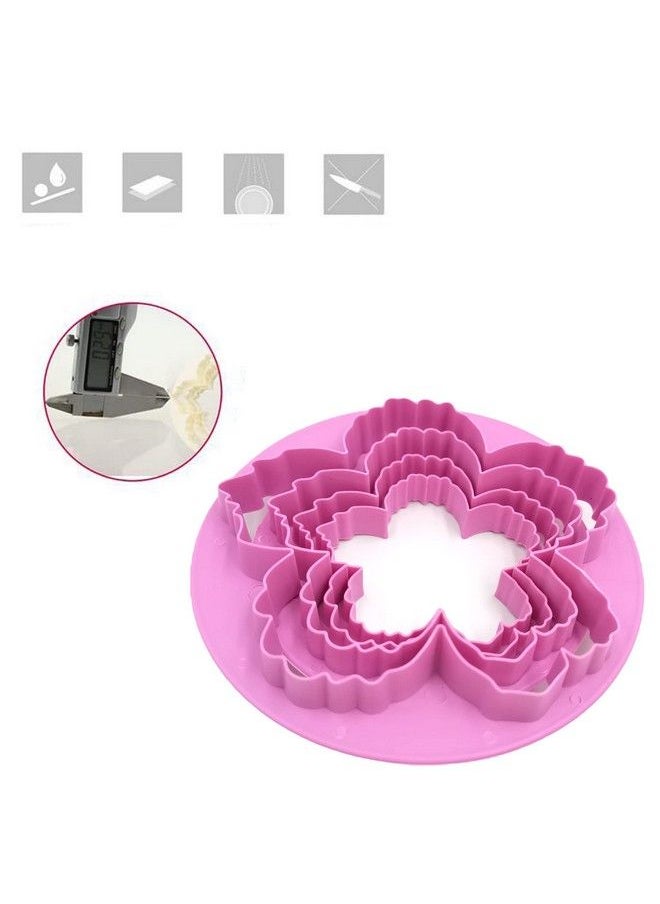 gobaker Big Peony Flower Cutters Set Fondant Cake Gum Paste Flower Petal Cookie Cutter For Cake Decoration  - Image 4