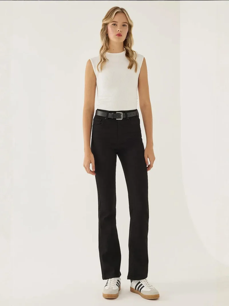 Normal Waist Flare Jeans