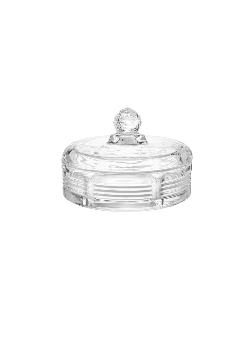 Elegant - A box of sweets and nuts made of clear glass - Image 1